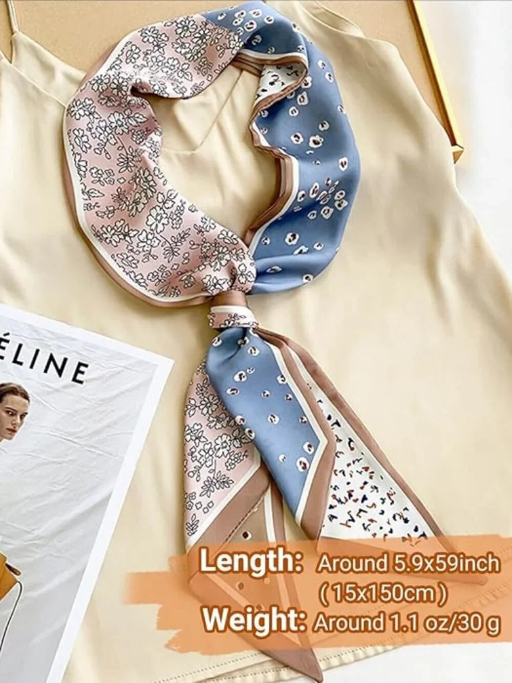 N/A silk scarf
